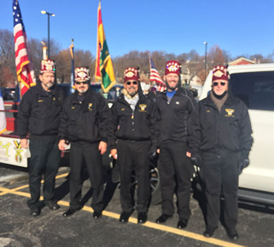 From left to Right: Monte Harris (Fin Ofc) (PC), Sam Burnett (Adjt)(PC), Jose Lao (1Lt Cdr), James Williams, and Phil Haan (PC)